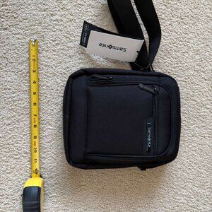 Samsonite RFID shoulder bag, black, new with tags